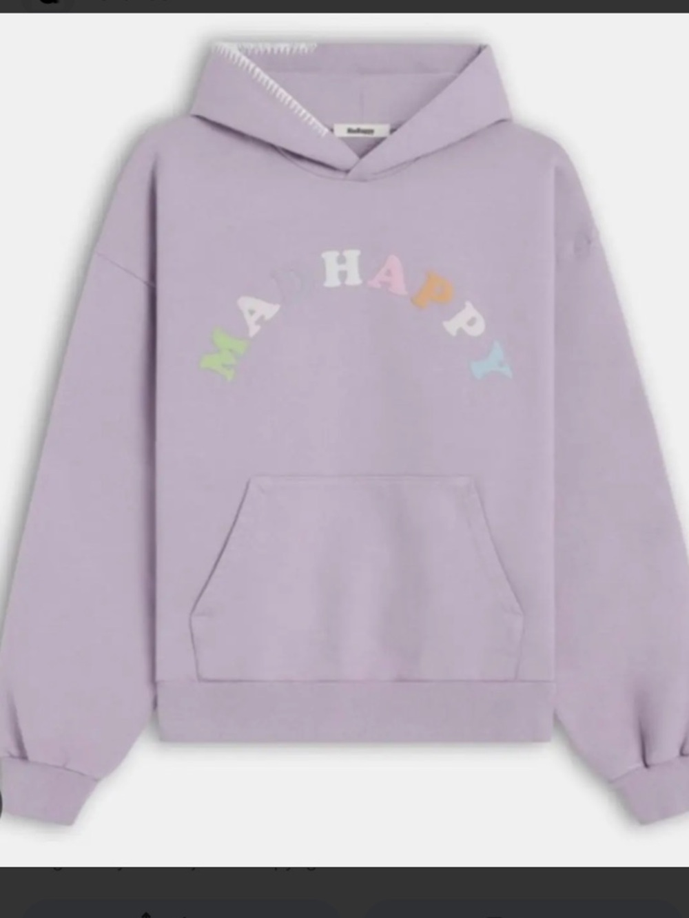 Lavender MADHAPPY Logo Hoodie